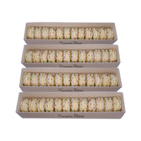 French Macarons - Cake Batter Flavor - 48 Count