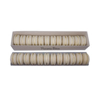 French Macaron Gift Box, Vanilla, 24-Pack
