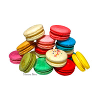 French Macarons - Macaron Bites American Flag (24 Count)
