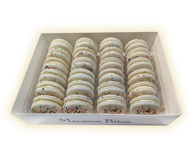 Cake Batter Macaron Cookies Gift Box - 24 Count