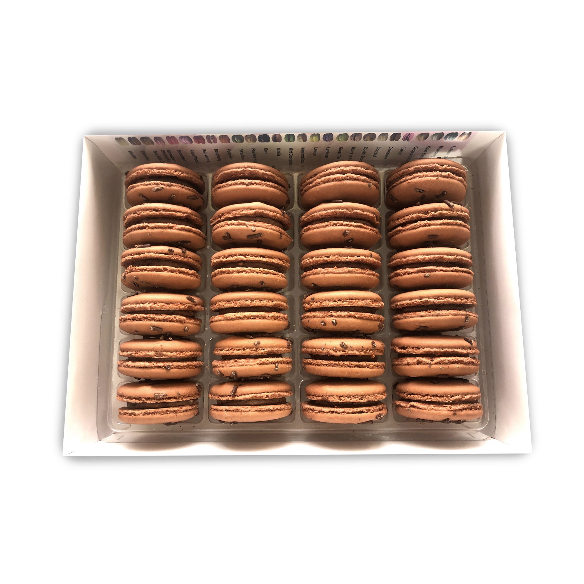 French Macarons Chocolate Gift Box, 24 Count