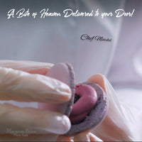 Macaron Bites® Box of 12 French Macarons – Cookies and Cream Flavor