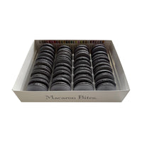 Macaron Bites® Box of 24 French Macarons – Cookies and Cream Flavor