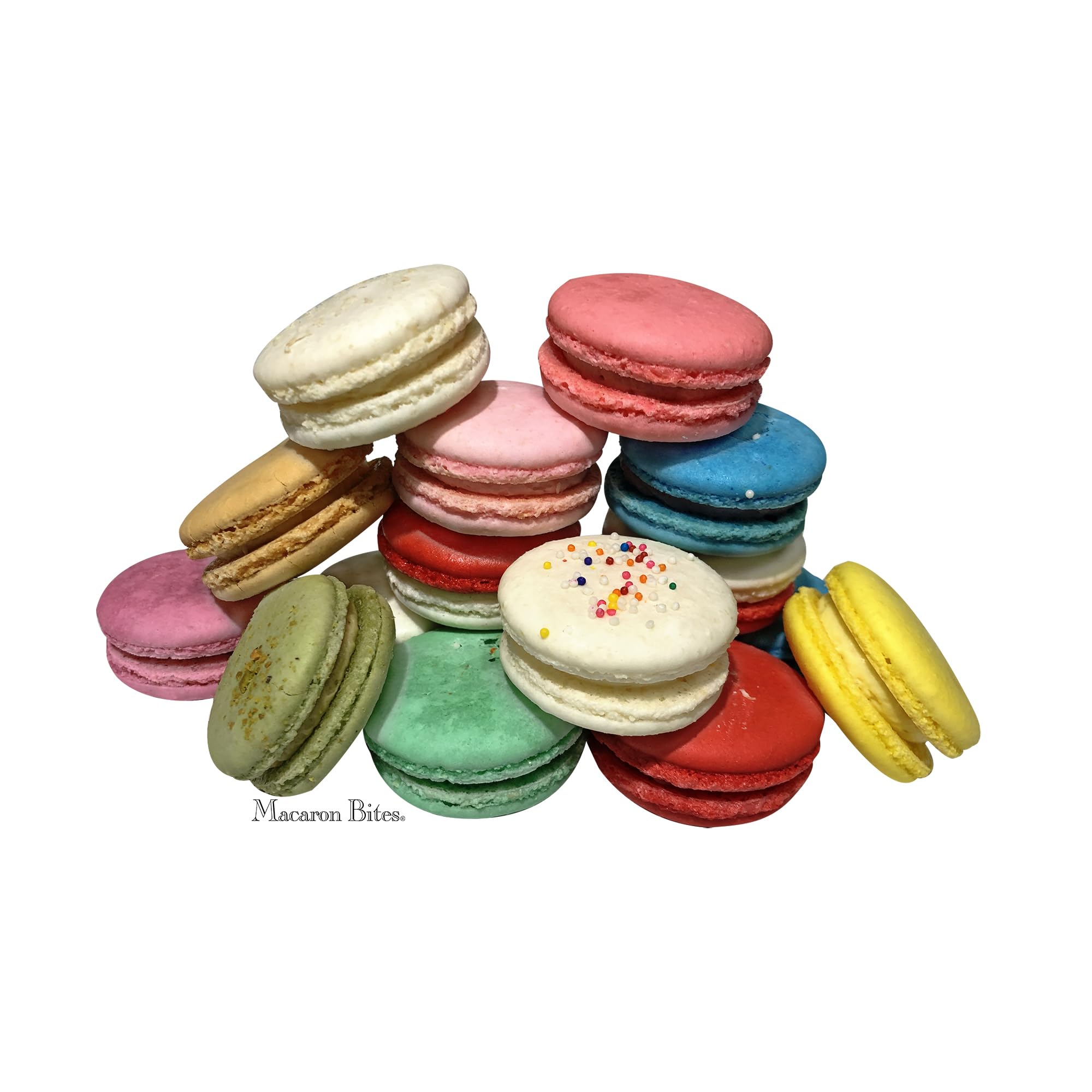 Gourmet Macarons Gift Box - 24 Pack | Assorted French Macarons and Coconut Macaroons in Elegant Gift Packaging
