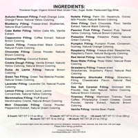 Pumpkin Macaron Cookies Gift Box - 24 Count