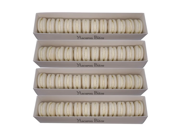 24 Vanilla French Macaron Cookies Value Pack of 2 (48 macarons total)