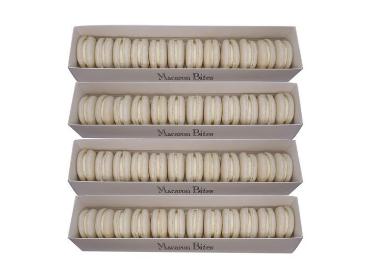 24 Vanilla French Macaron Cookies Value Pack of 2 (48 macarons total)