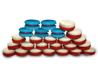 Macaron Gift Box of 36 - The American Flag
