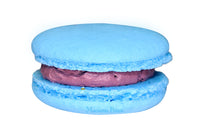 Blueberry Macarons Cookies Gift Box - 24 Count