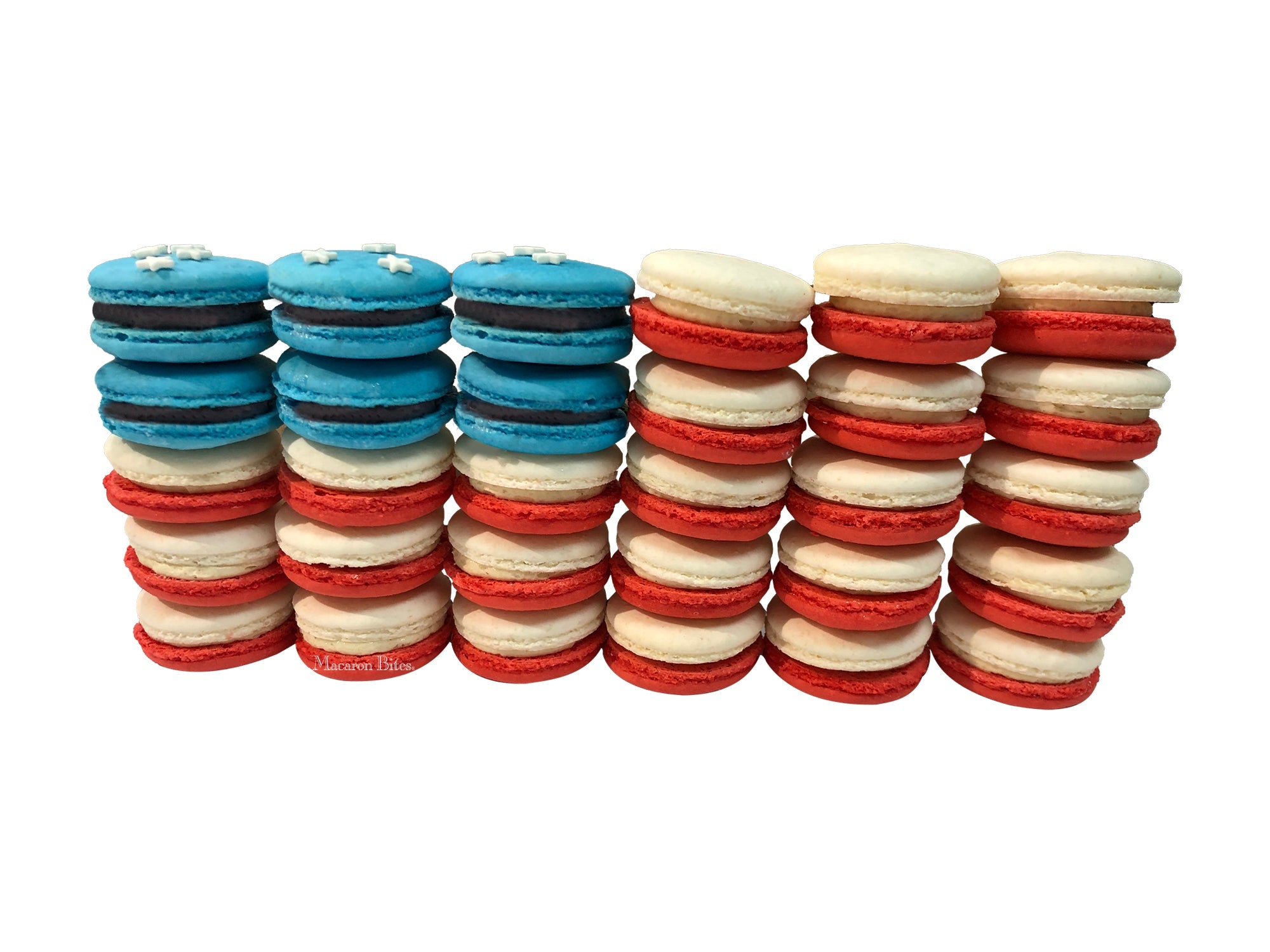 Macaron Gift Box of 36 - The American Flag