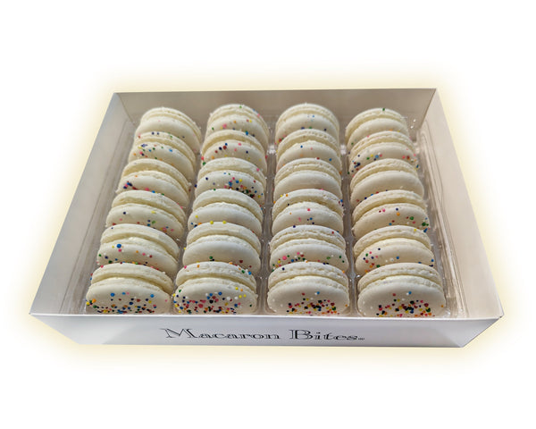 Cake Batter Macaron Cookies Gift Box - 24 Count